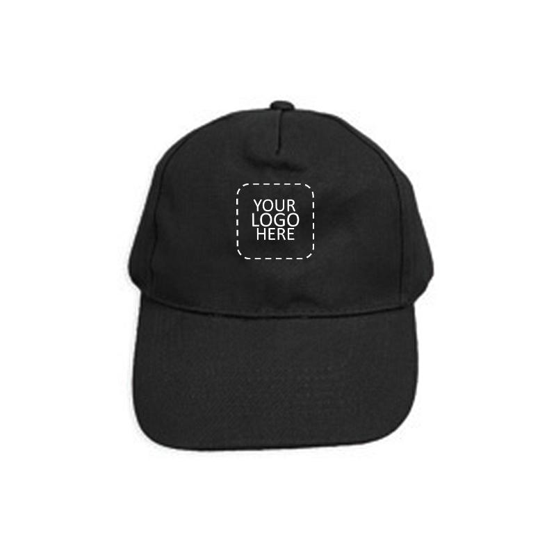 Brush Cotton Cap - Black Color